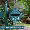 50Pcs 10 Styles Acrylic 3D Digital Number Plate AJEW-DL0001-11-4