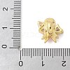 Brass Micro Pave Cubic Zirconia Pendants KK-K298-10B-G-3