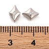 925 Sterling Silver Micro Pave Clear Cubic Zirconia Slide Charms STER-P061-02B-P-3
