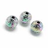 Crackle Style Acrylic Beads MACR-S825-18mm-J-1