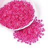 Transparent Inside Colours Glass Seed Beads SEED-T007-11D-3