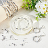 8 Strands Transperant Electroplate Glass Beads Strands GLAA-BBC0001-04B-4