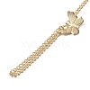 Iron Butterfly Ring Bracelet LS-BJEW-C054-03G-3