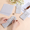 3 Sets Rectangle Velvet Single Watch Storage Bags ABAG-BBC0001-12B-3