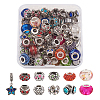 Alloy Rhinestone European Beads MPDL-TA0001-01-10