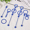 Spritewelry 5Pcs Alloy and Brass Bar Beadable Keychain for Jewelry Making DIY Crafts DIY-SW0001-15A-12