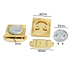 Alloy Magnetic Handbag Locks PW-WG56403-01-2