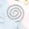 2 Strands Natural White Agate Beads Strands G-AR0005-43A-5