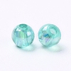 Eco-Friendly Transparent Acrylic Beads PL731-9-3