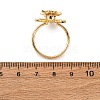 Brass Micro Pave Cubic Zirconia Finger Rings RJEW-S636-01G-5