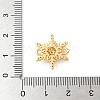 Brass Micro Pave Cubic Zirconia Connector Charms KK-U053-06G-3