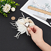 Women's Feather Aligator Hair Clips OHAR-WH0034-13B-3