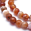 Natural Agate Beads G-J371-15-8mm-3