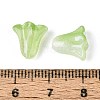 Spray Painted Transparent Glass Beads GLAA-D006-20K-3