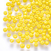8/0 Baking Paint Glass Round Seed Beads SEED-S036-01B-05-1