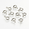 925 Sterling Silver Spring Ring Clasps X-STER-K037-069F-1