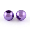 ABS Plastic Imitation Pearl European Beads MACR-R530-12mm-A64-1