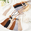 8Pcs Polyester Tassel Pendant Decorations HJEW-GF0001-23B-5