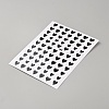 8 Sheets Plastic Self Adhesive Nail Art Stickers Decals AJEW-WH20073-027-2