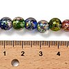 Handmade Dichroic Foil Glass Beads Strands DICH-U001-02A-4