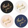 4 Colors Thank You Stickers Roll STIC-PW0006-017-5