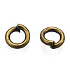 Brass Open Jump Rings X-JRC4MM-AB-2