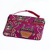 Chinese Style Flower Pattern Satin Jewelry Packing Pouches PW-WG58107-08-1