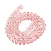 Transparent Baking Paint Glass Beads X1-DGLA-A034-T8mm-D10-2