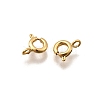 Eco-friendly Brass Spring Ring Clasps KK-D082-01E-G-2