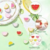 14Pcs 7 Colors Zinc Alloy Enamel Beads FIND-CJ0003-31-3