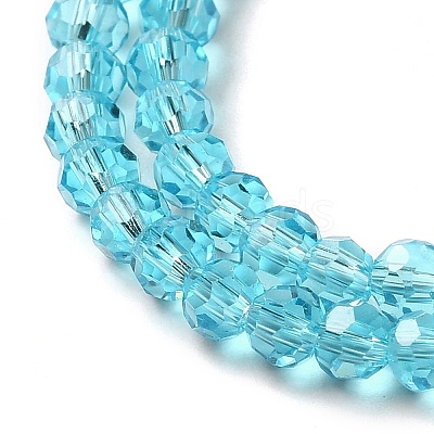Transparent Glass Beads Strands EGLA-A035-T3mm-D08-1