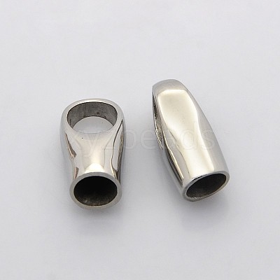 Tarnish Resistant 304 Stainless Steel Cord Ends STAS-N034-10-1