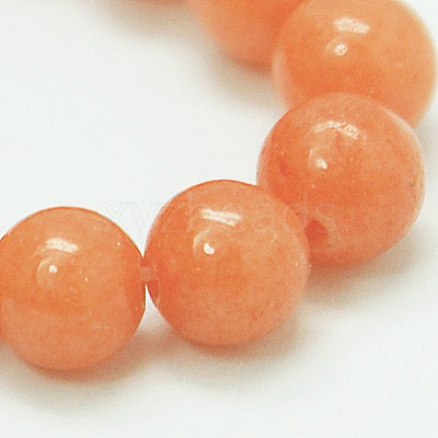 Natural Mashan Jade Round Beads Strands G-D263-6mm-XS21-1