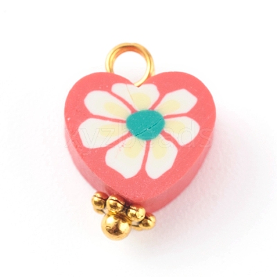 Handmade Polymer Clay Charms PALLOY-JF00706-1