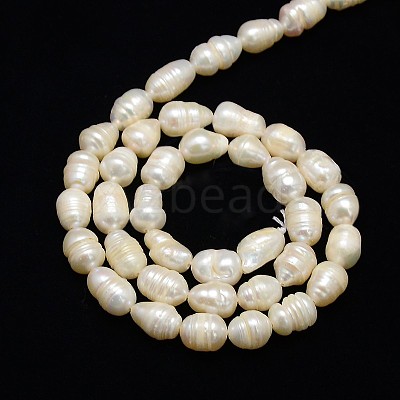 Natural Cultured Freshwater Pearl Beads Strands PEAR-L001-E-20-1
