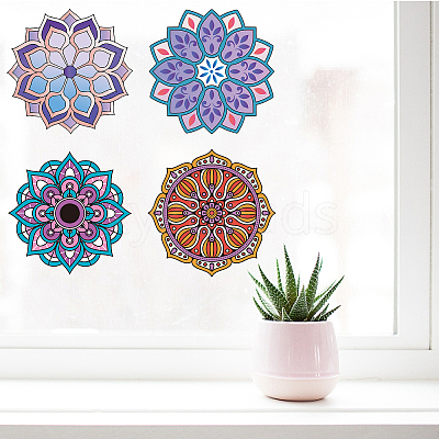 PVC Window Static Sticker DIY-WH0311-024-1