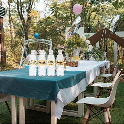 1 Bag Self-Adhesive Plastic Labels Stickers DIY-CN0002-09A-1
