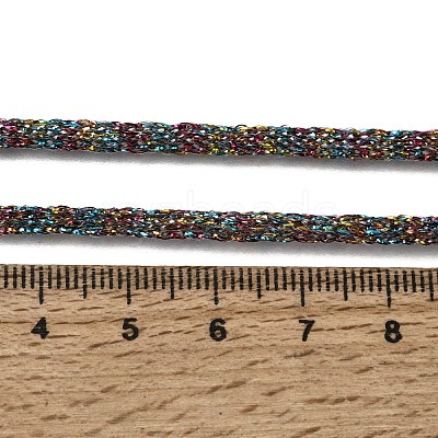 3.5MM Polyester Metallic Cord Braided Cord Necklace Making FB-CBAA152-01P-12-1