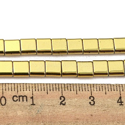 Electroplated Non-magnetic Synthetic Hematite Beads Strands G-C106-A02-16-1