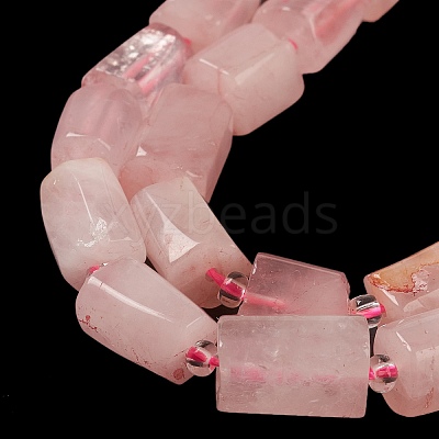 Natural Rose Quartz Beads Strands G-M403-B18-1