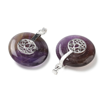 Natural Amethyst Pendants GG-CBAF4FB-02S-B03-1