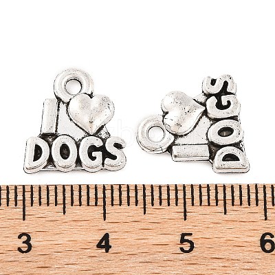 Tibetan Style Zinc Alloy Pendants X-TIBEP-R334-356AS-RS-1