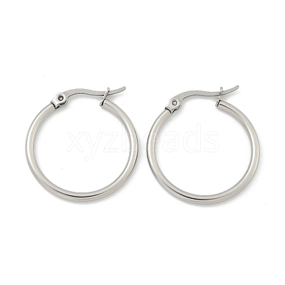 Tarnish Resistant 304 Stainless Steel Hoop Earrings EJEW-F105-10P-1