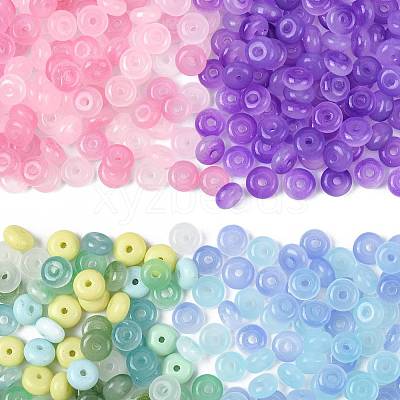 120Pcs Imitation Jade Glass Beads DGLA-FS0001-23-1