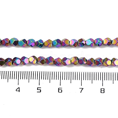 Electroplated Synthetic Non-magnetic Hematite Beads Strands G-A234-G03-01E-1
