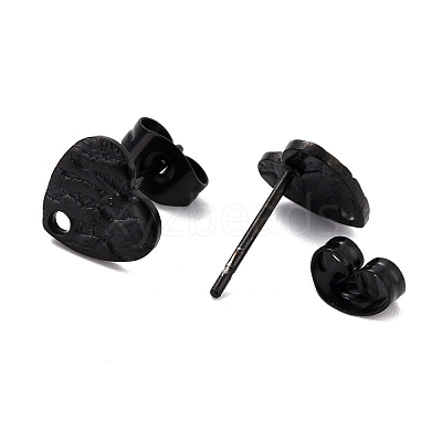 304 Stainless Steel Stud Earring Findings Ion Plating(IP) STAS-I183-05A-EB-1
