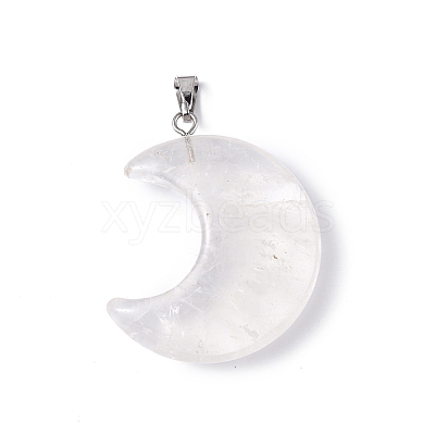 Natural Quartz Crystal Pendants G-Z022-04A-1