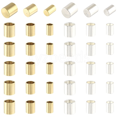 30Pcs 3 Styles 201 Stainless Steel Cord Ends STAS-YW0002-98-1