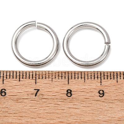 Tarnish Resistant 304 Stainless Steel Open Jump Rings X-STAS-R065-41-1