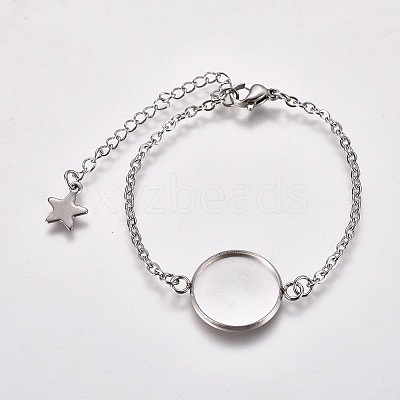 Tarnish Resistant 304 Stainless Steel Bracelet Making STAS-L248-006P-A-1